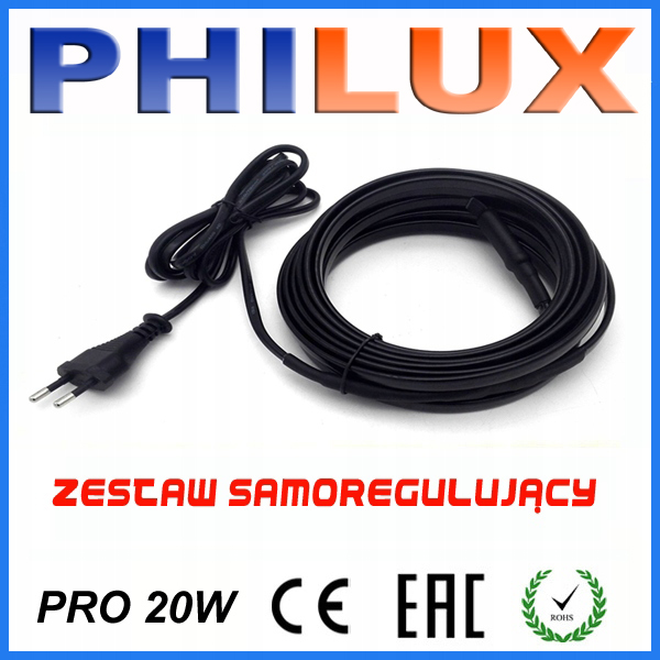 Vykurovací kábel PHILUX 20m 400W